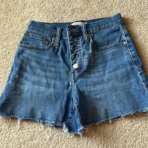 Madewell Jean shorts